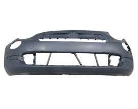 FIAT 500- 15/17; ÖN TAMPON ASTARLI GRİ (SİS DELİKLİ/ÇEKİ DEMİRİ KAPAKLI)(LOUNGE) (TW)