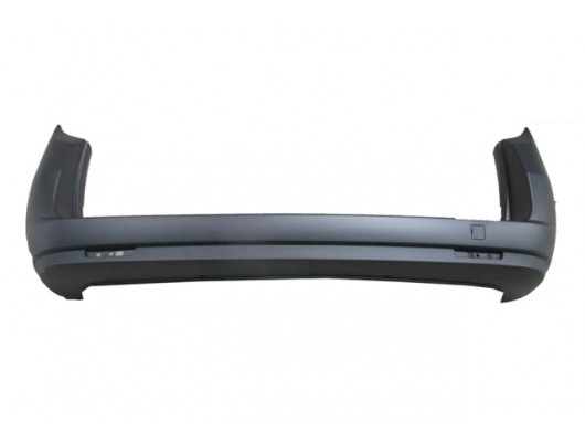 FIAT DOBLO- 15/23; ARKA TAMPON SİYAH TEK KAPI (SENSÖR DELİKSİZ/REFLEKTÖR DELİKLİ) (ITALYA)