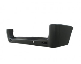 FIAT SCUDO- 08/12; ARKA TAMPON SİYAH SENSÖR DELİKSİZ/REFLEKTÖR DELİKLİ (UZUN ŞASE) (ITALYA)