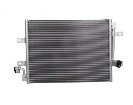 FIAT IDEA- 05/06; KLİMA RADYATÖRÜ 1.3 MJTD (BRAZING) (487X350X16) ALÜMİNYUM (ORİS)