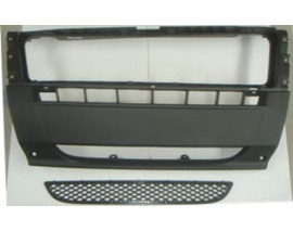 FIAT DUCATO- 07/14; ÖN TAMPON ORTA SİYAH (PANJURLU)(EUROBUMP)