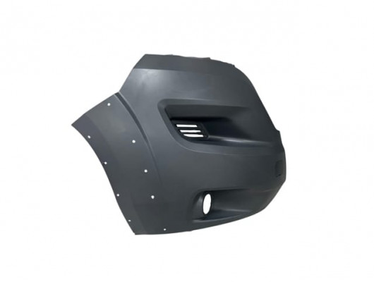 FIAT DUCATO- 14/24; ÖN TAMPON UCU SAĞ GRİ (SİS DELİKLİ/ÇEKİ KAPAKLI)(DODİK DELİKLİ)