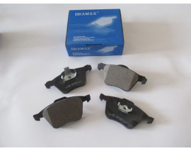 VOLVO V70- 00/04; ÖN FREN BALATASI (KABLOSUZ)(DİSK)(155,2X72,3X18,6/15;6,4X71,6X17)(BRAMAX)