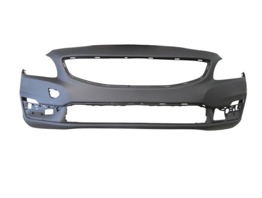 VOLVO S60- 13/18; ÖN TAMPON ASTARLI SİYAH/FAR YIKAMA DELİKSİZ (TYG)