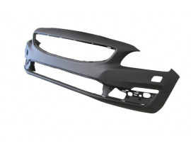 VOLVO S60- 13/18; ÖN TAMPON ASTARLI SİYAH/FAR YIKAMA DELİKLİ (TYG)