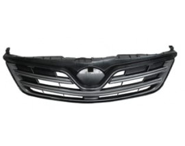 TOYOTA COROLLA- E150- 10/13; ÖN PANJUR SİYAH (GÜMÜŞ GRİ KAPLAMALI) (ÜST KORUMA PLASTİKLİ) (FPI)