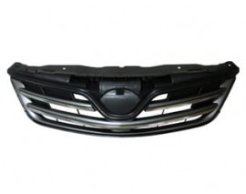 TOYOTA COROLLA- E150- 10/13; ÖN PANJUR SİYAH (NİKELAJ KAPLAMALI) (ÜST KORUMA PLASTİKLİ) (FPI)