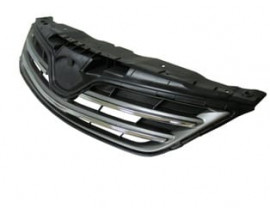 TOYOTA COROLLA- E150- 10/13; ÖN PANJUR SİYAH (NİKELAJ KAPLAMALI) (ÜST KORUMA PLASTİKLİ) (FPI)