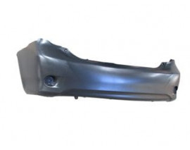 TOYOTA COROLLA- E150- 07/10; ARKA TAMPON SİYAH (REFLEKTÖR DELİKLİ (SENSÖR DELİKSİZ) (TYG)