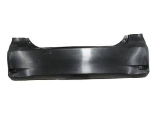 TOYOTA COROLLA- E150- 10/13; ARKA TAMPON SİYAH (REFLEKTÖR DELİKLİ (SENSÖR DELİKSİZ) (TYG)