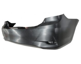 TOYOTA COROLLA- E150- 10/13; ARKA TAMPON SİYAH (REFLEKTÖR DELİKLİ (SENSÖR DELİKSİZ) (TYG)