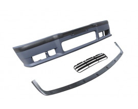 BMW 3 SERI- E36- 91/98; ÖN TAMPON ASTARLI (SPOİLERLİ/BANDLI/PANJURLU) (M-TECH/M3) (3 ÇITALI IZGARA)