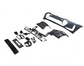 BMW 3 SERI- G20- 23/24; ÖN TAMPON (IZGARALI/BRAKETLİ/PLAKA PLASTİKLİ) (15 PARÇA) (M-TECH)