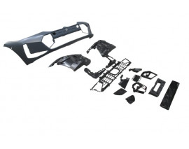 BMW 3 SERI- G20- 23/24; ÖN TAMPON (IZGARALI/BRAKETLİ/PLAKA PLASTİKLİ) (15 PARÇA) (M-TECH)