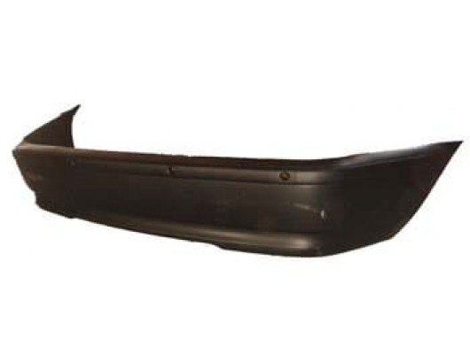 BMW 3 SERI- E46- SD- 02/05; ARKA TAMPON SİYAH (SENSÖR DELİKLİ/BANTLI)(TEK EGZOS DELİKLİ) (M-TECH)