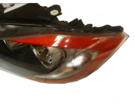 BMW 3 SERI- E90- 05/09; FAR LAMBASI SOL SİYAH/ELEKTRİKLİ (SARI REFLEKTÖRLÜ) (EAGLE EYES)