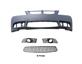 BMW 3 SERI- E90- 05/09; ÖN TAMPON ASTARLI(SİS D.Lİ KAPAK/IZGRALI/SEN.YUVALI/ÇEK.KAPAKLI)M3-STYLE/LCI