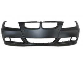 BMW 3 SERI- E90- 05/09; ÖN TAMPON SİYAH (SİS/SENSÖR DELİKLİ FAR YIKAMA DELİKSİZ) (TYG)