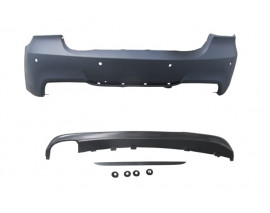 BMW 3 SERI- E90- 05/11; ARKA TAMPON ASTARLI (SENSÖR DELİKLİ/KARLIKLI/TEK EGZOSLU/ÇEK.KAPAKLI) M-TECH