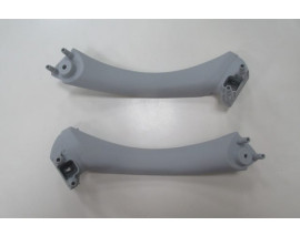 BMW 3 SERI- E90- 05/11; ÖN KAPI İÇ ÇEKME KOLU SAĞ/SOL SET (2 PARÇA) GRİ