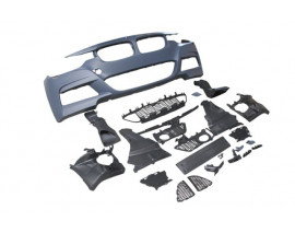 BMW 3 SERI- F30- 12/18; ÖN TAMPON KOMPLE (IZGARALI/PLAKA PLASTİKLİ) (F.YIK.LI) (M-TECH/LCI)