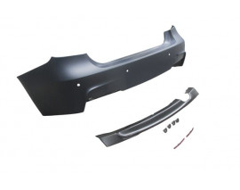 BMW 3 SERI- F30- 12/14; ARKA TAMPON ASTARLI (SENSÖR YUVALI/KARLIKLI/REFLEKTÖRLÜ) (M-TECH)