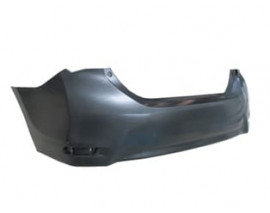 TOYOTA COROLLA- NDE180- 13/18; ARKA TAMPON SİYAH (REFLEKTÖR DELİKLİ) (TYG)