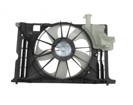 TOYOTA COROLLA- NDE180- 13/18; RADYATÖR FAN DAVLUMBAZI KOMPLE BENZİNLİ (5KANAT)MOTORLU)BİDONLU(ORİS)