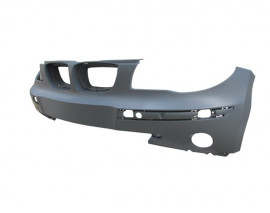 BMW 1 SERI- E87- 04/08; ÖN TAMPON (ASTARLI SİS/BANT DELİKLİ/FAR YIKAMA DELİKSİZ)(TÜV)(TYG)