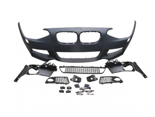 BMW 1 SERI- F20- 12/15; ÖN TAMPON ASTARLI(SİS D.Lİ KAPAK/IZGRALI TAKIM/F.YIK.LI/SENSÖR DLİKLİ)M-TECH