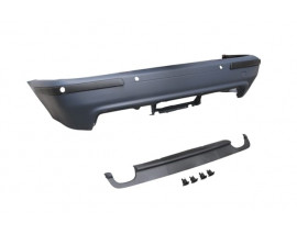 BMW 5 SERI- E39- 96/00; ARKA TAMPON ASTARLI (SEN.YUVALI/KARLIKLI/BANTLI)(ÇİFT EGZ D./ÇEK.KAPAKLI)M5