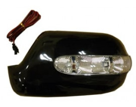 BMW 5 SERI- E39- 96/00; AYNA KAPAĞI SAĞ SİYAH SİNYALLİ