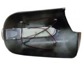 BMW 5 SERI- E39- 96/00; AYNA KAPAĞI SAĞ SİYAH SİNYALLİ