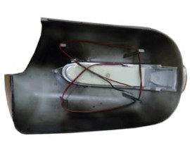 BMW 5 SERI- E39- 96/00; AYNA KAPAĞI SOL SİYAH SİNYALLİ