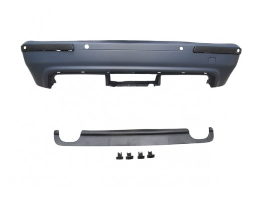 BMW 5 SERI- E39- 01/03; ARKA TAMPON ASTARLI (SEN.YUVALI/KARLIKLI/BANTLI)(ÇİFT EGZ D./ÇEK.KAPAKLI)M5