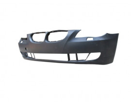 BMW 5 SERI- E60- 07/10; ÖN TAMPON (ASTARLI SİS/PANJUR/FAR YIKAMA DELİKLİ/SENSÖR DELİKSİZ)(TW)
