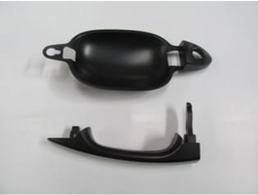 BMW 5 SERI- E60- 04/10; ÖN KAPI DIŞ AÇMA KOLU SOL SİYAH (HUSHAN)