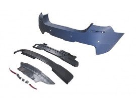 BMW 5 SERI- F10- 10/16; ARKA TAMPON ASTARLI(SEN.YUVALI/REFLEKTÖRLÜ/KARLIKLI)(TEK EGZ.D.Lİ)M-TECH-LCI