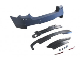 BMW 5 SERI- F10- 10/16; ARKA TAMPON ASTARLI(SEN.YUVALI/REFLEKTÖRLÜ/KARLIKLI)(TEK EGZ.D.Lİ)M-TECH-LCI