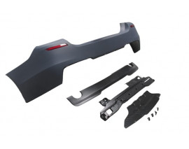 BMW 5 SERI- F10- 10/16; ARKA TAMPON ASTARLI(SEN.YUVALI/REFLKTRLÜ/KARLIKLI) (ÇİFT EGZ.D.Lİ)M-TECH-LCI