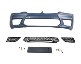 BMW 5 SERI- G30- 17/20; ÖN TAMPON (SİS DELİKSİZ KAPAK/IZGARALI/PLAKA PL./SEN.D.Lİ) (F90/M5/STYLE)