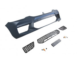 BMW 5 SERI- G30- 17/20; ÖN TAMPON (SİS DELİKSİZ KAPAK/IZGARALI/PLAKA PL./SEN.D.Lİ) (F90/M5/STYLE)