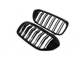 BMW 5 SERI- G30- 17/20; ÖN PANJUR SAĞ/SOL SET (2 PARÇA)PARLAK SİYAH (ÇİFT ÇITALI) (M5)