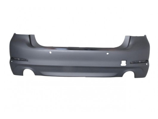 BMW 5 SERI- G30- 17/20; ARKA TAMPON GRİ (4 SENSÖR DELİKLİ) (TYG)