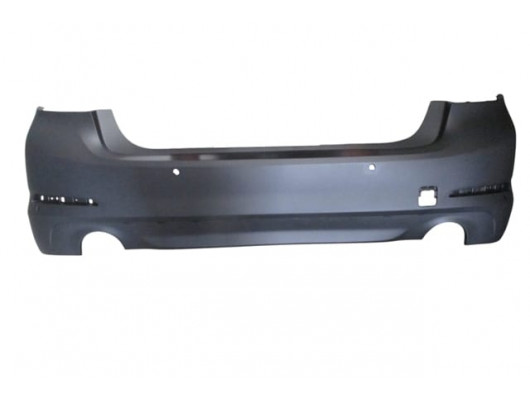 BMW 5 SERI- G30- 17/20; ARKA TAMPON GRİ (4 SENSÖR DELİKLİ/NİKELAJ ÇITA DELİKLİ) (TYG)