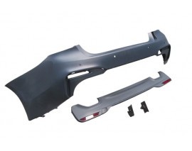 BMW 5 SERI- G30- 17/20; ARKA TAMPON ASTARLI (ÇEKÇ KAPAKLI/KARLIKLI/BRAKETLİ/SENSÖR DELİKLİ) (M-TECH)