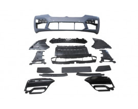 BMW 5 SERI- G30- 20/22; ÖN TAMPON GRİ (IZGARALI/SİS KAPAKLI/SENSÖR DELİKLİ) (F90/M5/LCI)