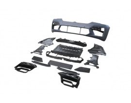 BMW 5 SERI- G30- 20/22; ÖN TAMPON GRİ (IZGARALI/SİS KAPAKLI/SENSÖR DELİKLİ) (F90/M5/LCI)