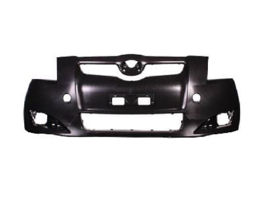 TOYOTA AURIS- 07/10; ÖN TAMPON SİYAH (SİS DELİKLİ/PANJURSUZ KARLIKSIZ) (TYG)