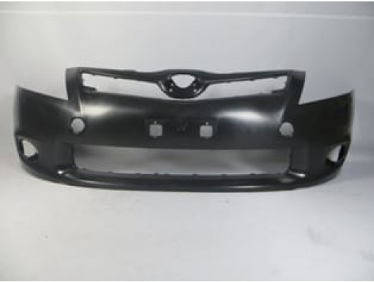 TOYOTA AURIS- 11/12; ÖN TAMPON SİYAH (ÇEKİ DEMİRİ DELİKLİ/SİS DELİKLİ) (TÜV) (TYG)